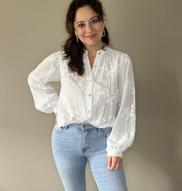 DANA FLOREA Blouse Nina White