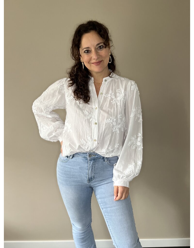 DANA FLOREA Blouse Nina White