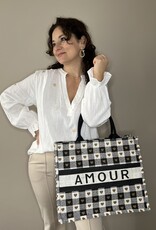 Shopper Tas Amour Beige