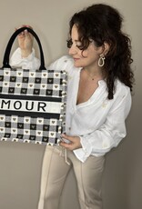 Shopper Tas Amour Beige