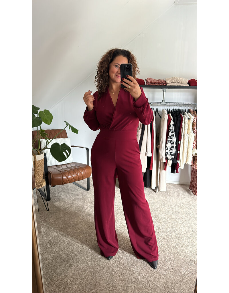 DANA FLOREA Jumpsuit Lotte Bordeaux