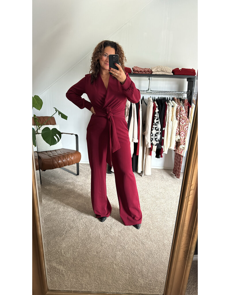 DANA FLOREA Jumpsuit Lotte Bordeaux