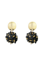 DANA FLOREA Handmade kralen statement druppel oorbellen