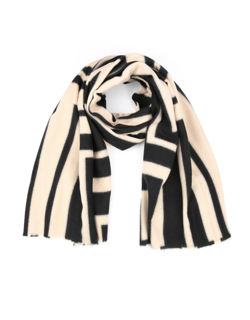 DANA FLOREA Sjaal Aubrey Black