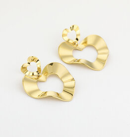 DANA FLOREA Oorbellen XL Hart