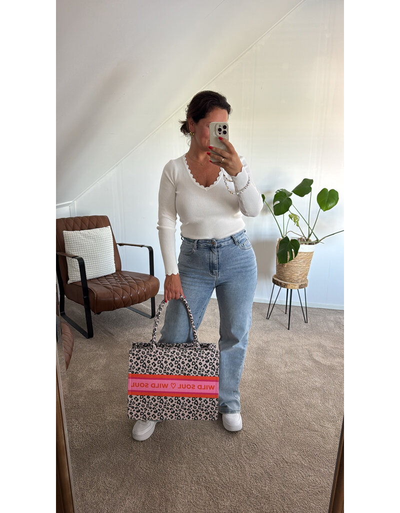 DANA FLOREA Shopper Luipaard