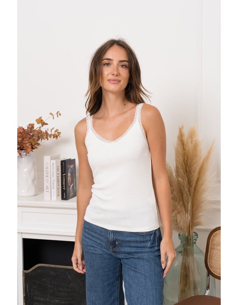DANA FLOREA Hemd Evie White