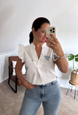 DANA FLOREA Top Elise White