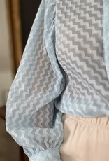 DANA FLOREA Blouse Feline Blue