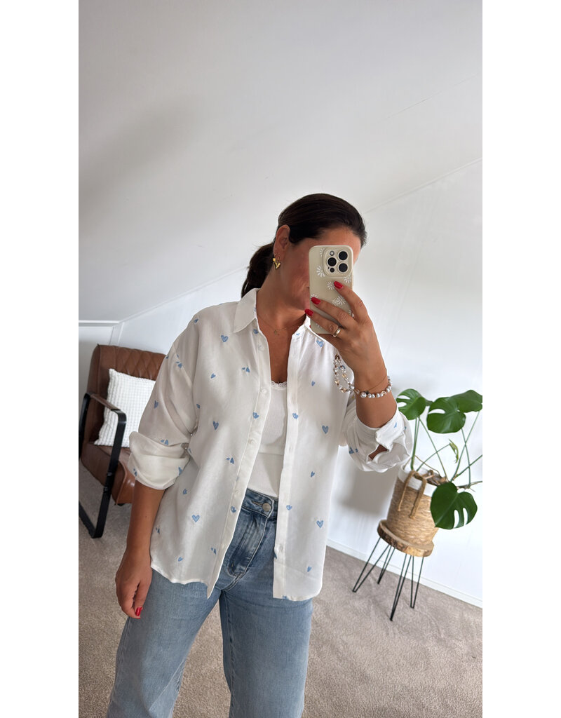 DANA FLOREA Blouse Nina White