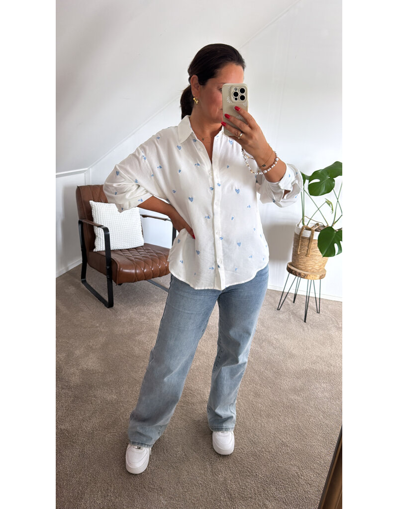 DANA FLOREA Blouse Nina White