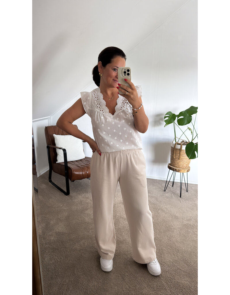 DANA FLOREA Top Olivia White