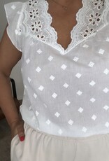 DANA FLOREA Top Olivia White