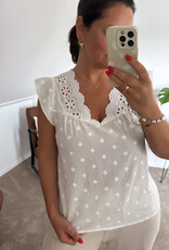 DANA FLOREA Top Olivia White