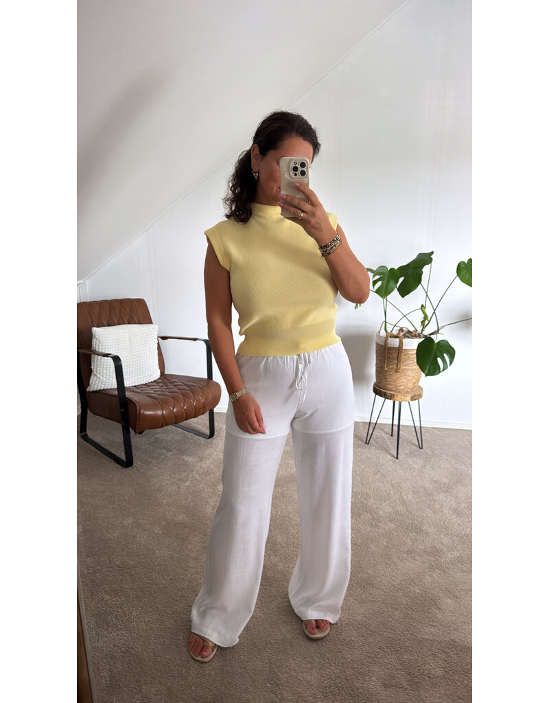 DANA FLOREA Broek Emma Wit