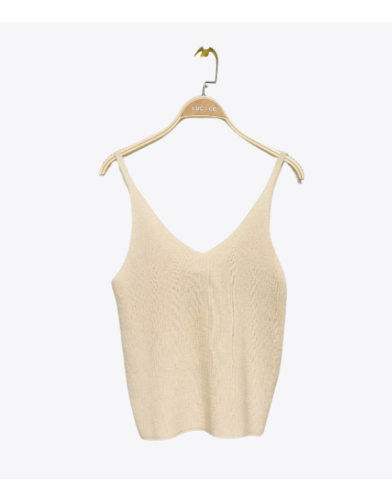 DANA FLOREA Top Alaia Beige