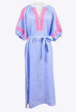 DANA FLOREA Jurk Grace Blue/Pink