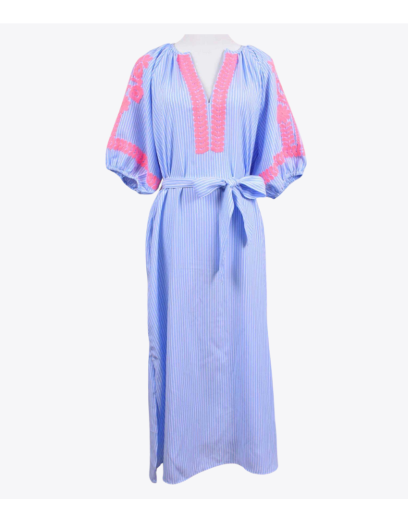 DANA FLOREA Jurk Grace Blue/Pink
