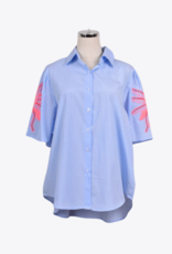 DANA FLOREA Blouse Lizzy Blue/Pink