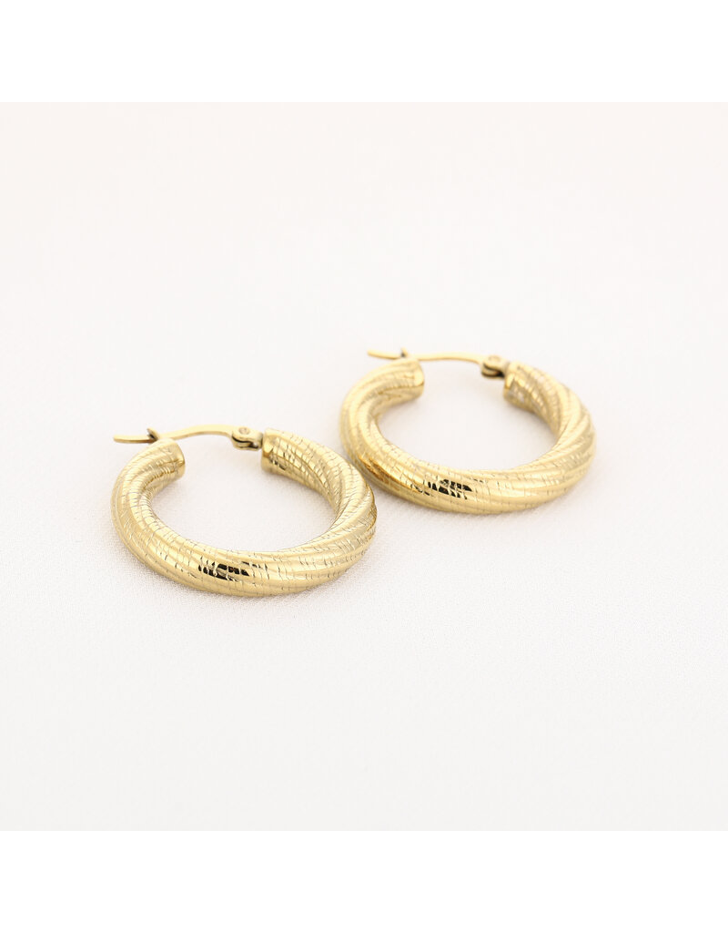 DANA FLOREA Luxe Hoop Oorbellen