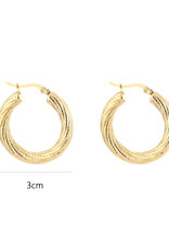 DANA FLOREA Luxe Hoop Oorbellen