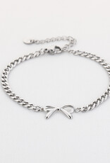 DANA FLOREA Schakel armband met strikje