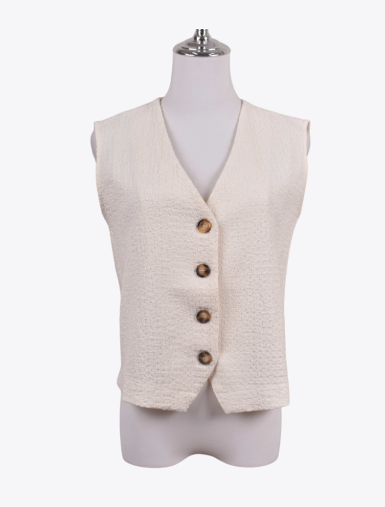 DANA FLOREA Gilet Ivy Beige