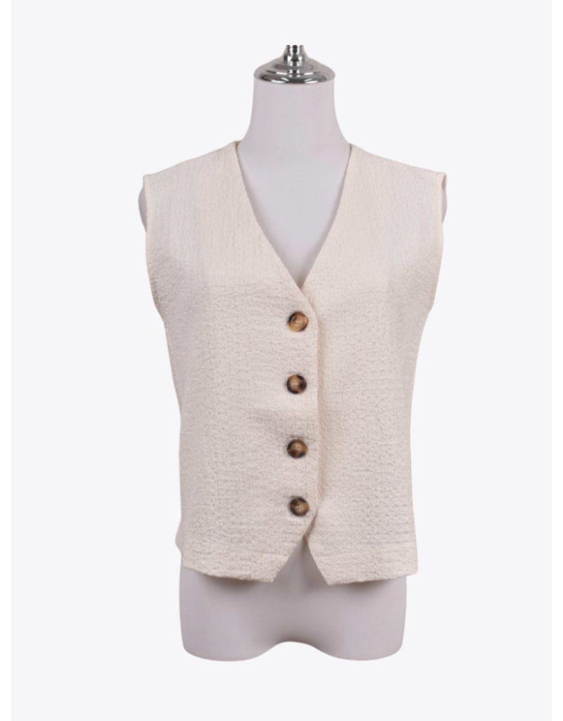 DANA FLOREA Gilet Ivy Beige