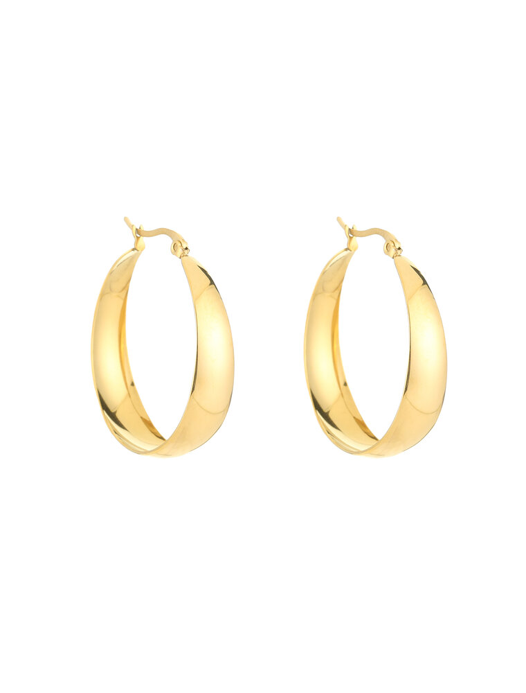 DANA FLOREA Basic Hoops Oorbellen