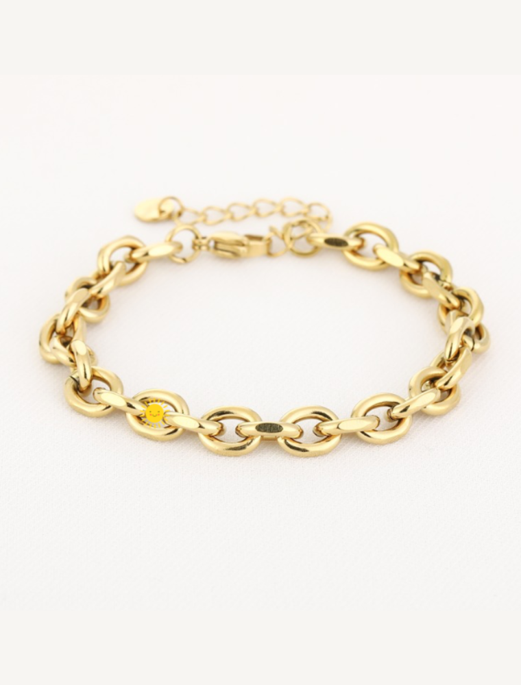 DANA FLOREA Luxe schakel armband