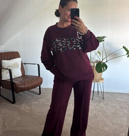 DANA FLOREA Setje Soho Bordeaux