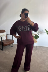 DANA FLOREA Setje Soho Bordeaux