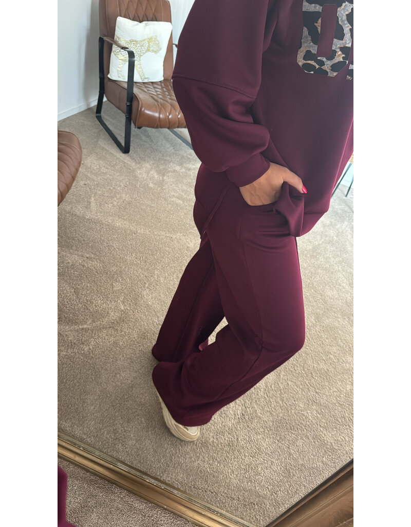 DANA FLOREA Setje Soho Bordeaux