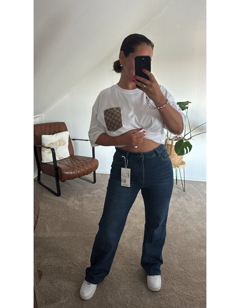 DANA FLOREA Wide Leg Jeans Blue