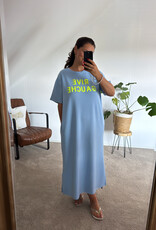 DANA FLOREA Sweatdress Rive Gauche Blauw