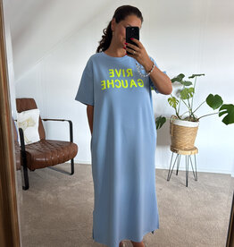DANA FLOREA Sweatdress Rive Gauche Blauw