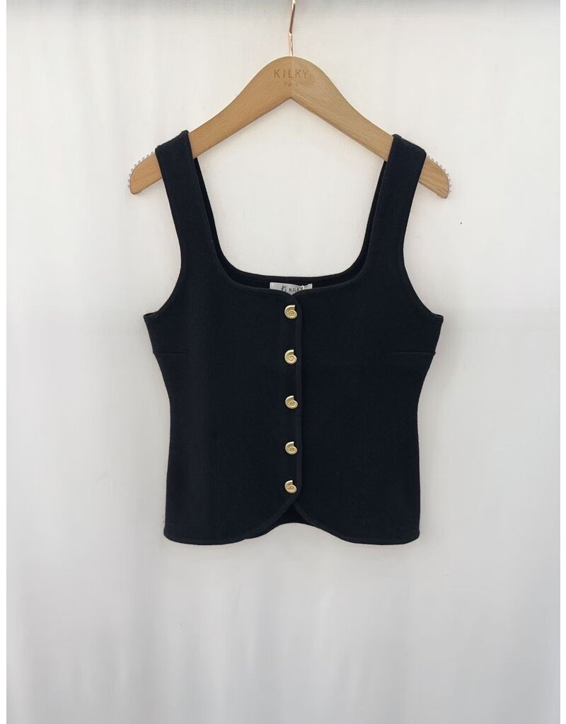 DANA FLOREA Top Kate Black
