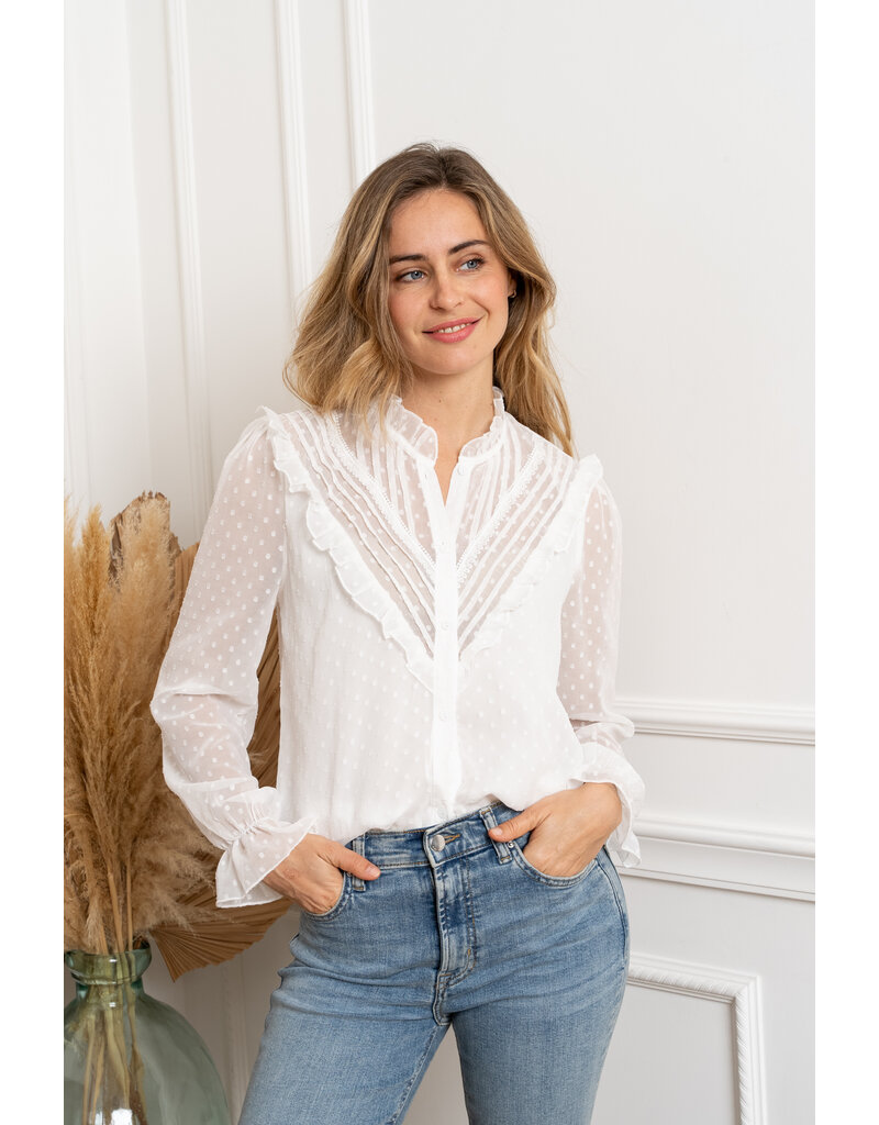 DANA FLOREA Blouse Jamilla White