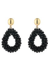 DANA FLOREA Handmade kralen statement druppel oorbellen