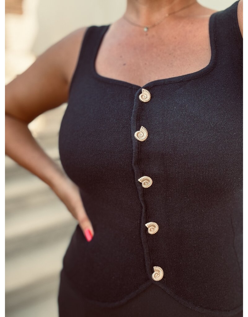 DANA FLOREA Top Kate Black