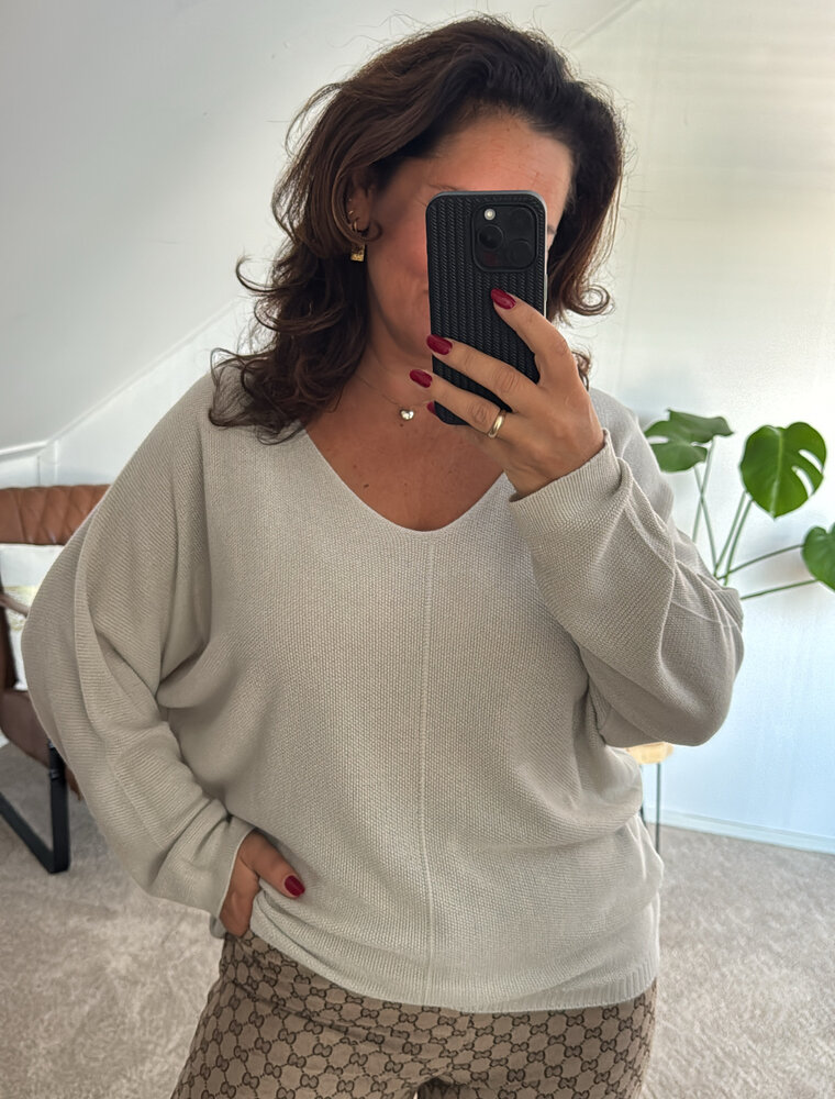 DANA FLOREA Trui Evi Beige
