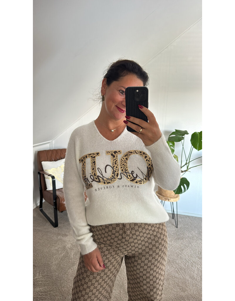 DANA FLOREA Trui Isa Crème