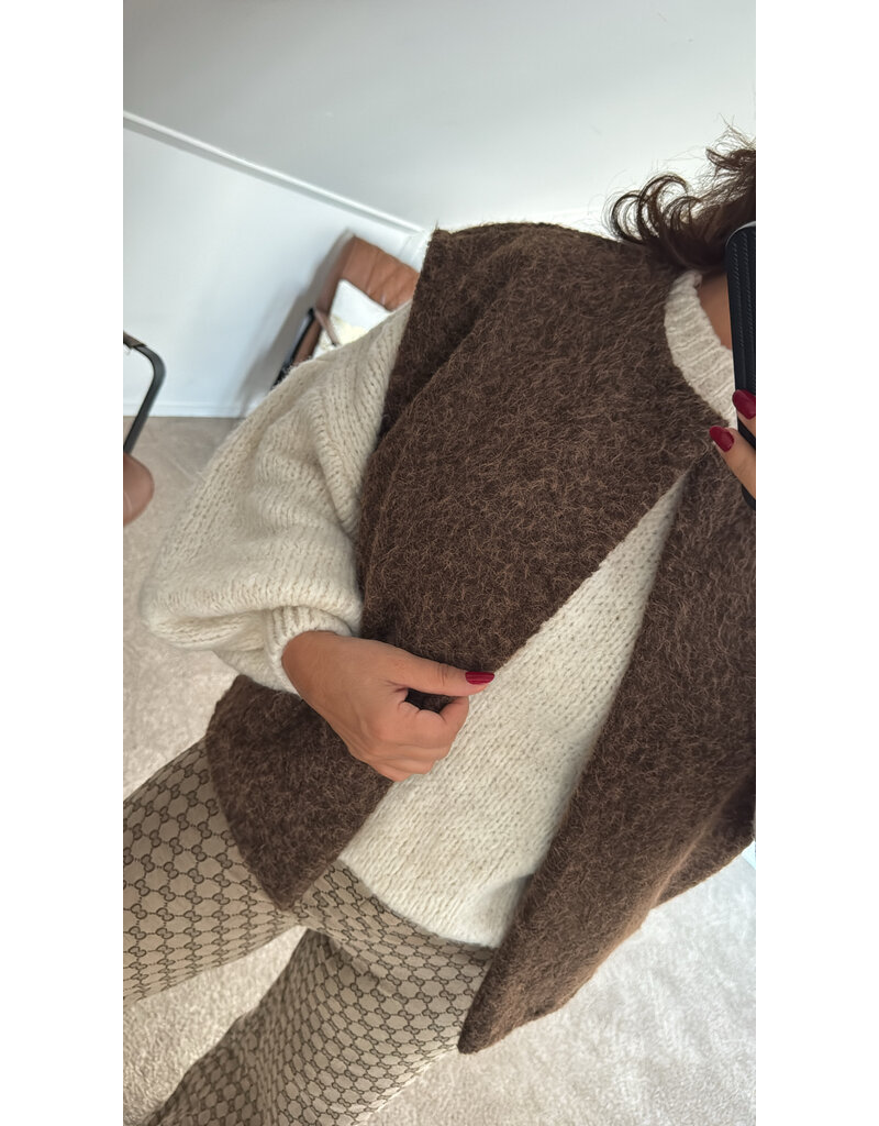 DANA FLOREA Gilet Nora Bruin