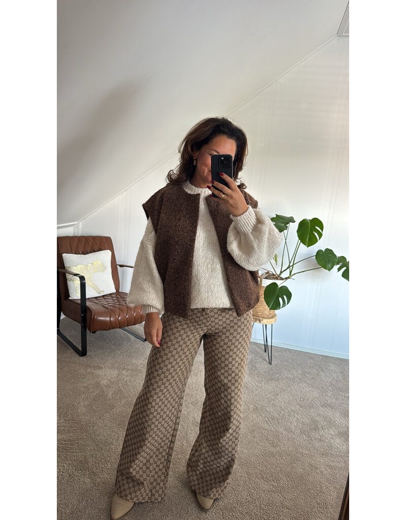 DANA FLOREA Gilet Nora Bruin