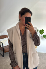 DANA FLOREA Gilet Veerle Crème