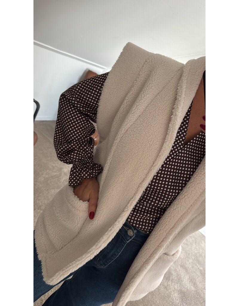 DANA FLOREA Gilet Veerle Crème