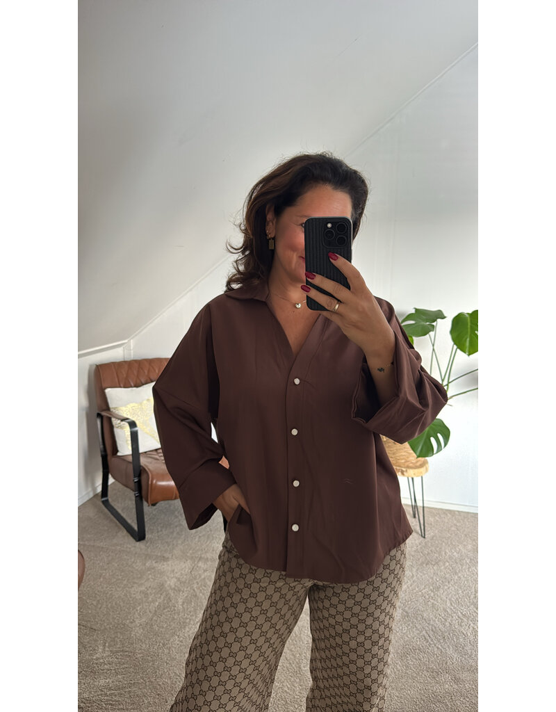 DANA FLOREA Blouse Ella Bruin