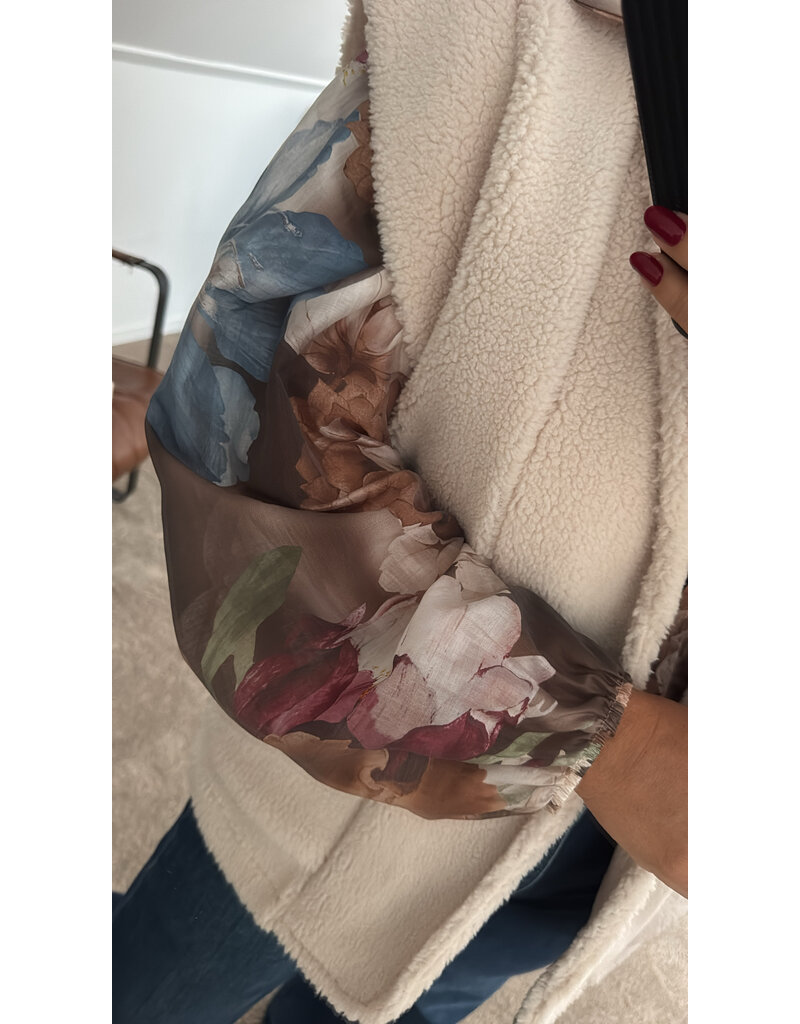 DANA FLOREA Blouse Fleur Bruin