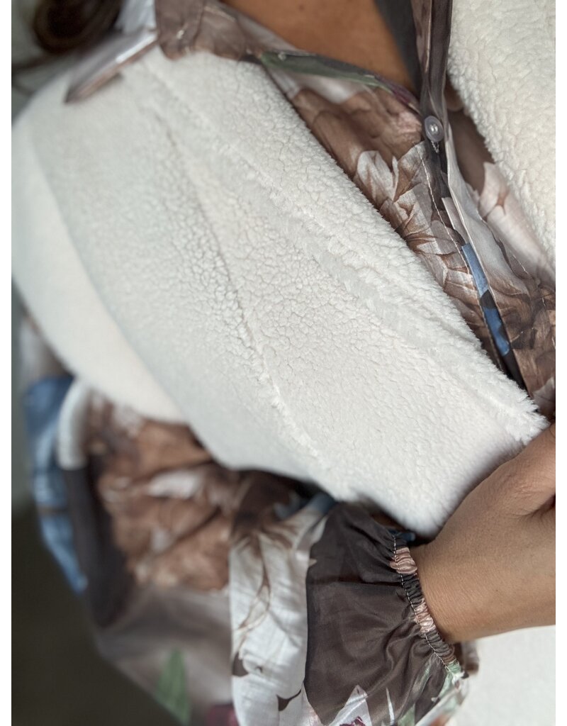 DANA FLOREA Blouse Fleur Bruin