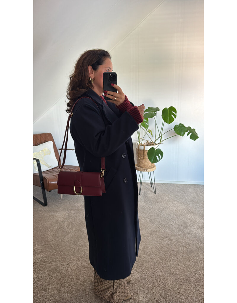 DANA FLOREA Mantel Jas Gwen Blauw